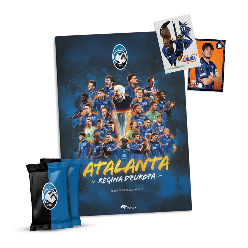 Atalanta Regina d'Europa - Prodotto UFFICIALE - Album di figurine in Collezione completa - Europa League 23/24