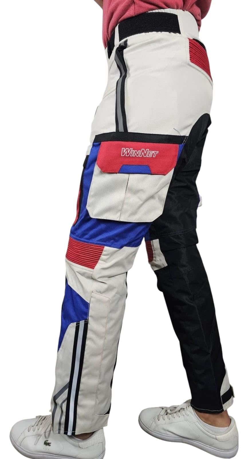 WinNet Completo tuta moto in cordura giacca e pantaloni per turismo