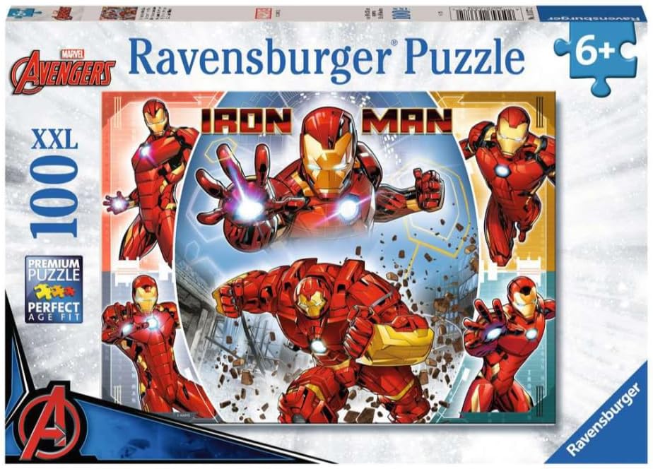 Ravensburger 13377 Marvel Iron Man Toys-100 Piece Jigsaw Puzzle for Kids Age 6 Years Up