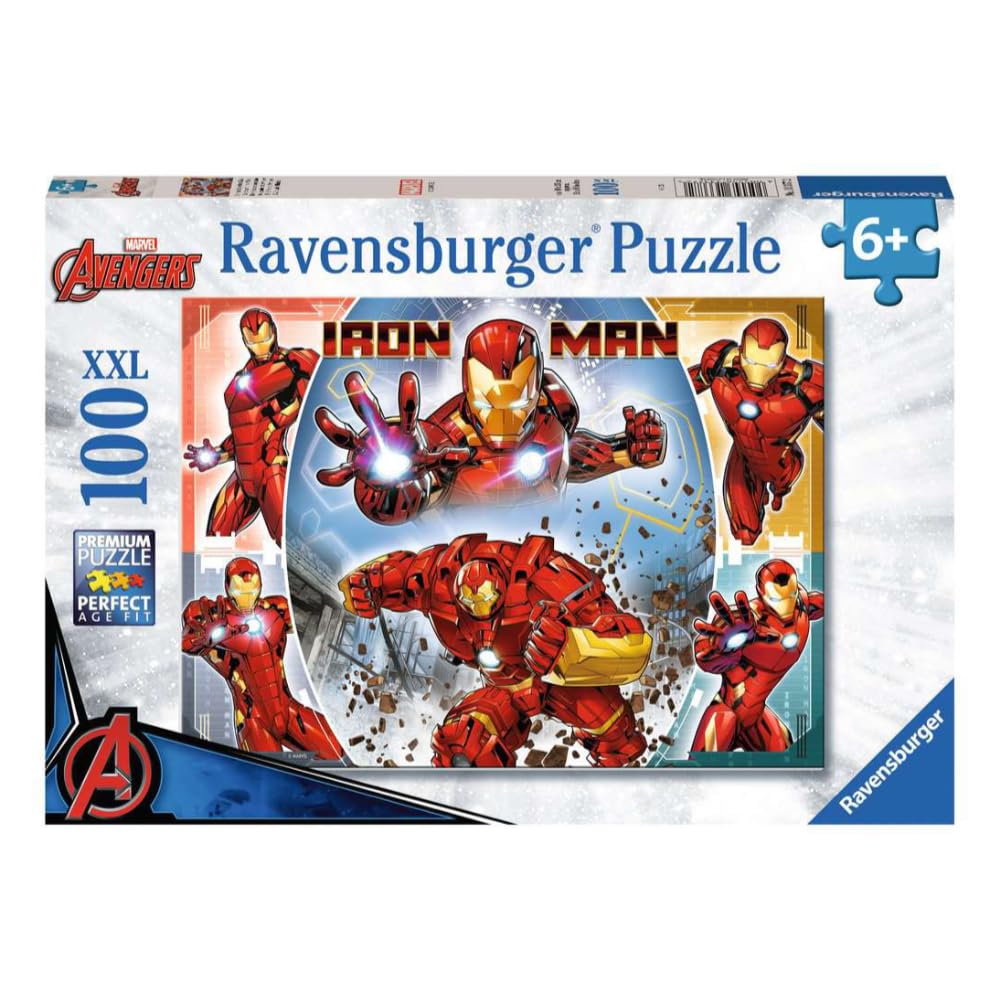 Ravensburger 13377 Marvel Iron Man Toys-100 Piece Jigsaw Puzzle for Kids Age 6 Years Up