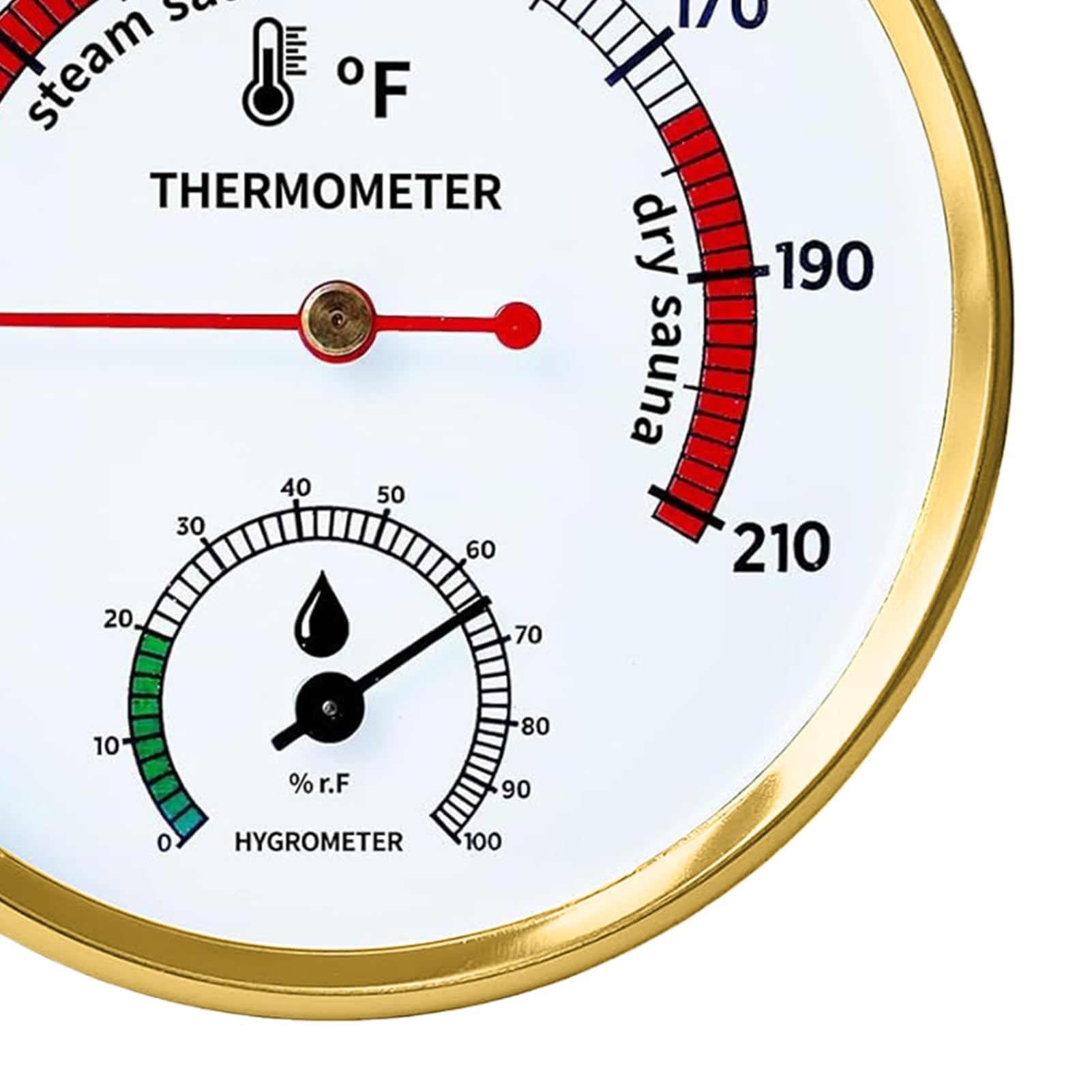 Termometro per Sauna e Bagno Turco Monitor Preciso Resistente Al Calore E | Igrometro per Spa Domestica Interna Per Appassionati, Famiglie e