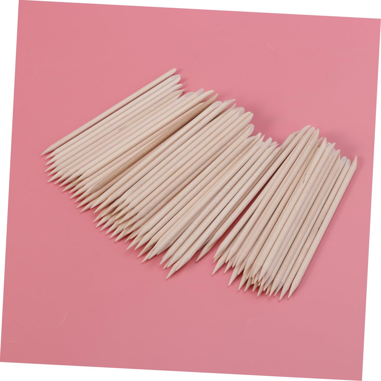 10 Sets Nail Art Sticks 11 3 Cm Nagelhautschieber Flaches Ende Hartholzmaterial 100 Stück * 10