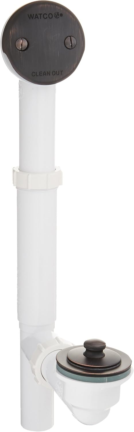 Watco 500-PP-PVC-BZ Push Pull Bath Waste, Rubbed Bronze