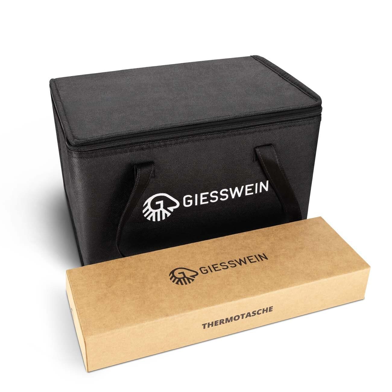 Giesswein Thermotasche - Faltbare Kühltasche mit auslaufsicherem Futter | Isoliertasche mit dreiseitigem Reißverschluss & Tragegriffen – hält warm & kalt für Einkauf, Picknick, Ausflug und Auto