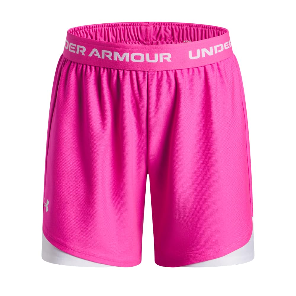 Under Armour Girls' Tech Play Up 5 Inch Shorts