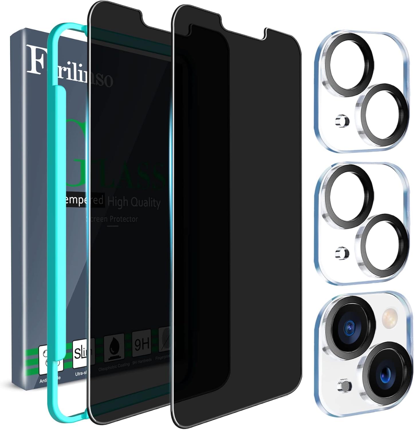 Ferilinso SUCGLES Camera Lens Protector for iPhone 18 Pro Max, 1-Pack, Dark Cherry Full Coverage 9H+ Tempered Glass, Matte Metal Plate, AR Coating, Scratch Resistant, Case Friendly — Amazon image 12
