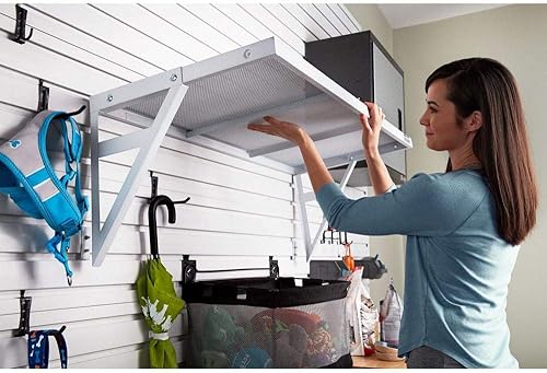 Vista 11 de Estante de 45 pulgadas de Gladiator GAWA45SFTG Hammered Granite