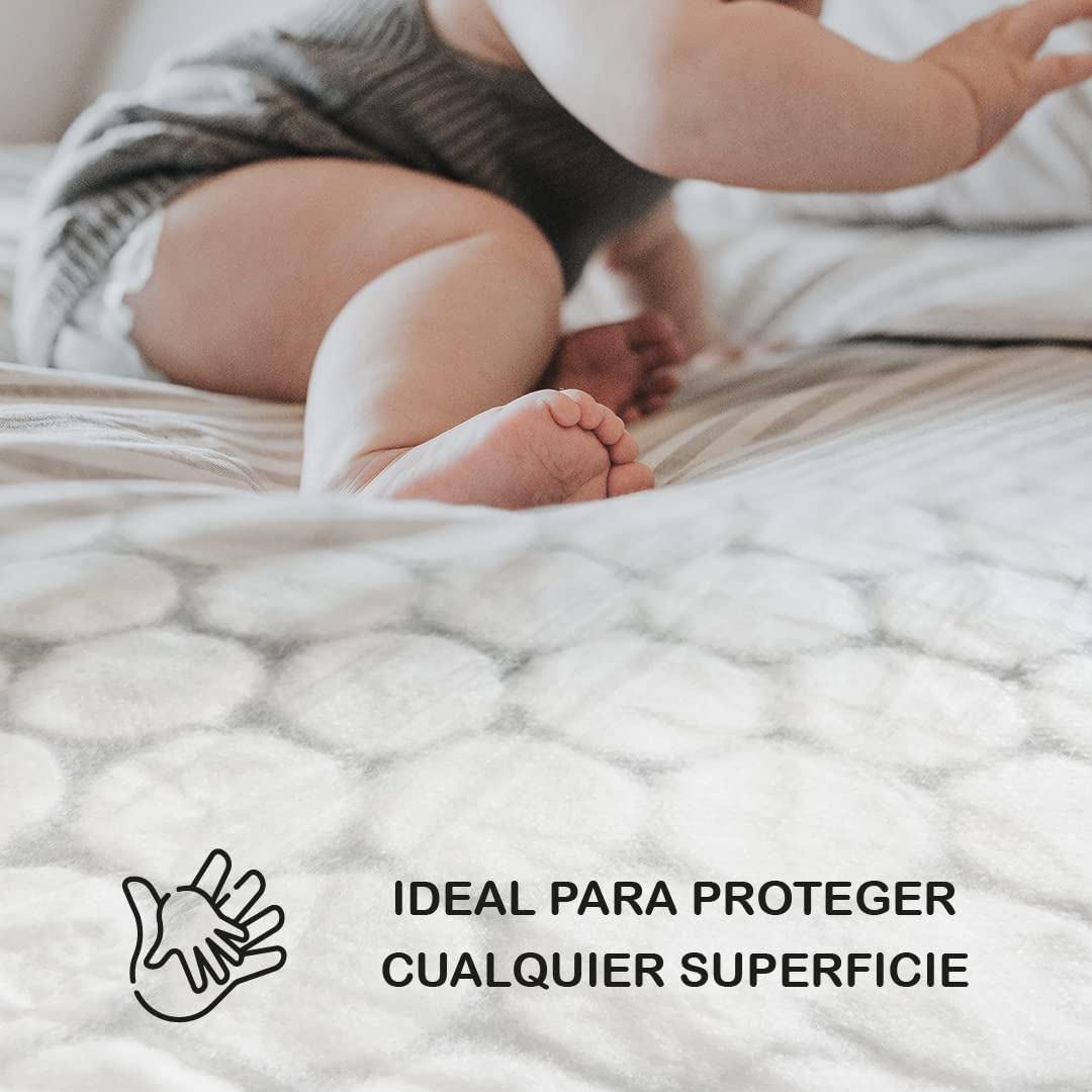 Alèses jetables por bébé 60x60 cm | 50 Aléses jetables