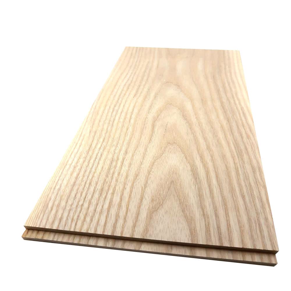 Ash Hardwood Planks - 2-Pack Ash Wood for Unfinished Wood Crafts - 1/4’’ (6mm) 100% Pure Hardwood - Laser Engraving Blanks - Ash Wood Blanks for Crafts and Gifts