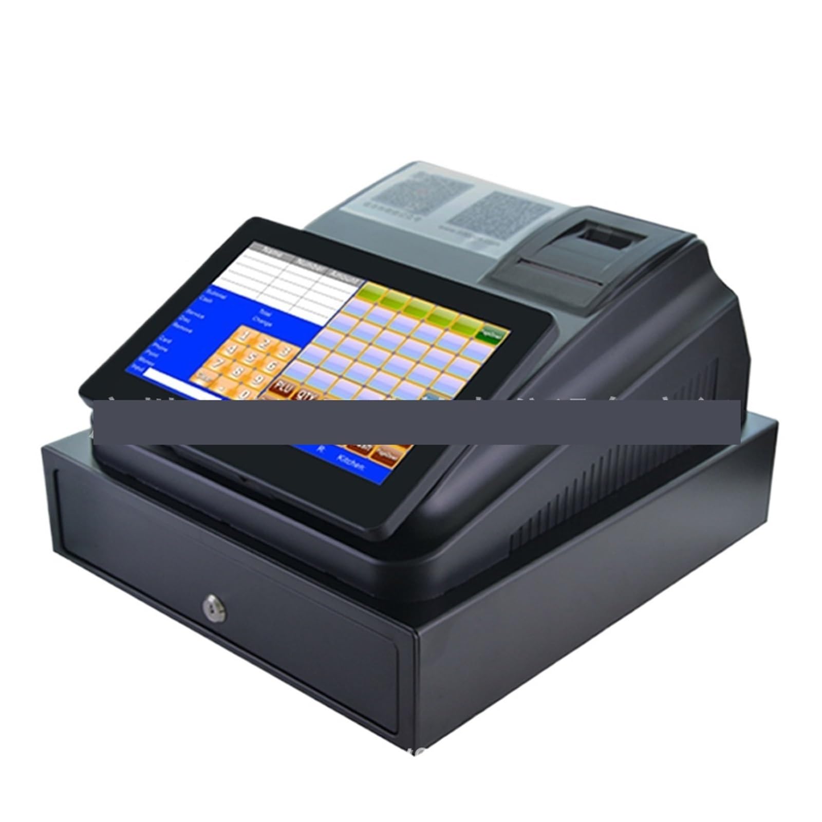 Caisse Enregistreuse, Caisse enregistreuse à écran Tactile multilingue, Caisse enregistreuse,pour Le Commerce de détail et la Restauration Système Tout-en-Un