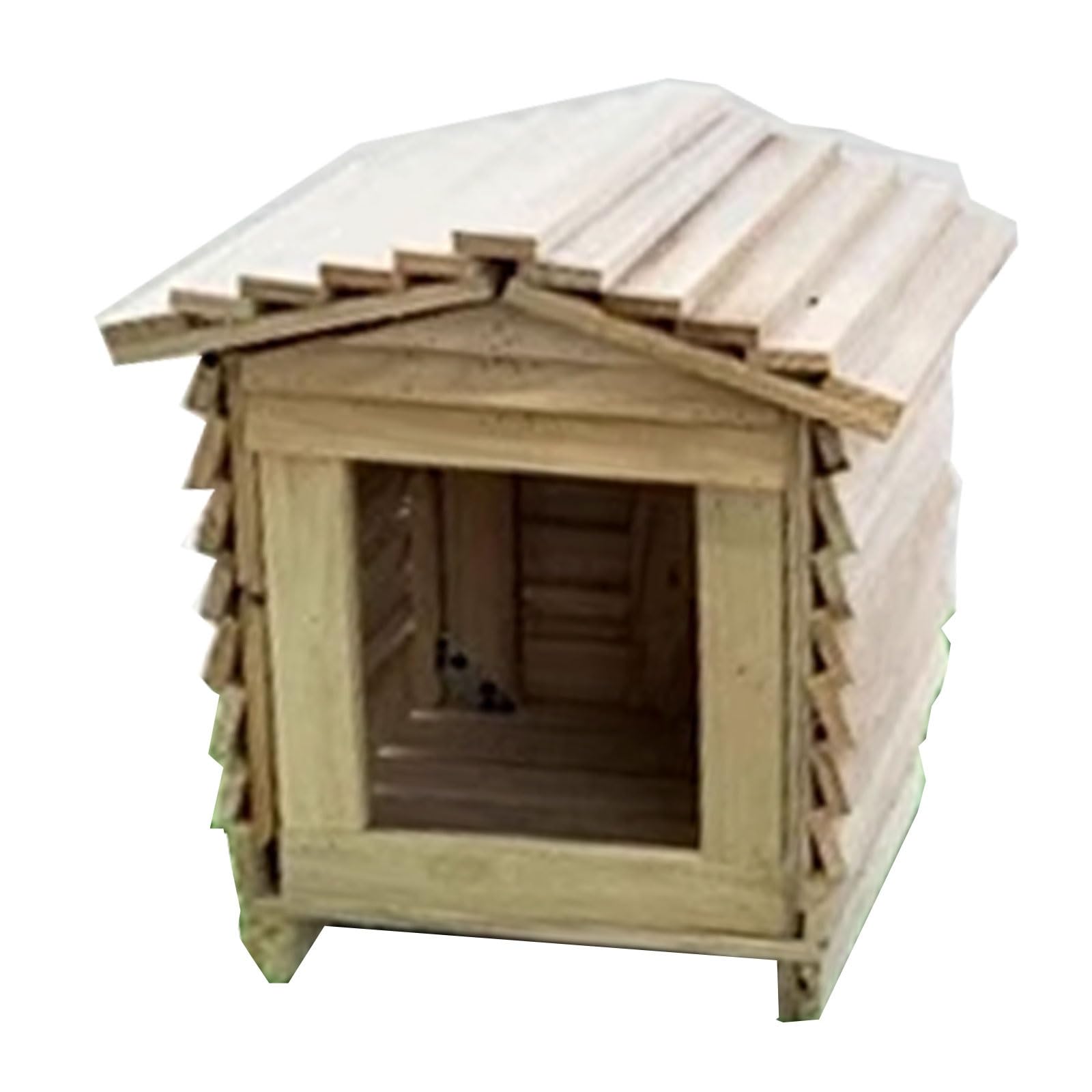 Pollaio in Legno Da Esterno Gabbia for Anatre Con Tetto Casetta Galline Porta Apribile Utilizzabile Sia All'interno Che All'esterno for Piccoli Animali, Conigli(30 * 30 * 43cm)