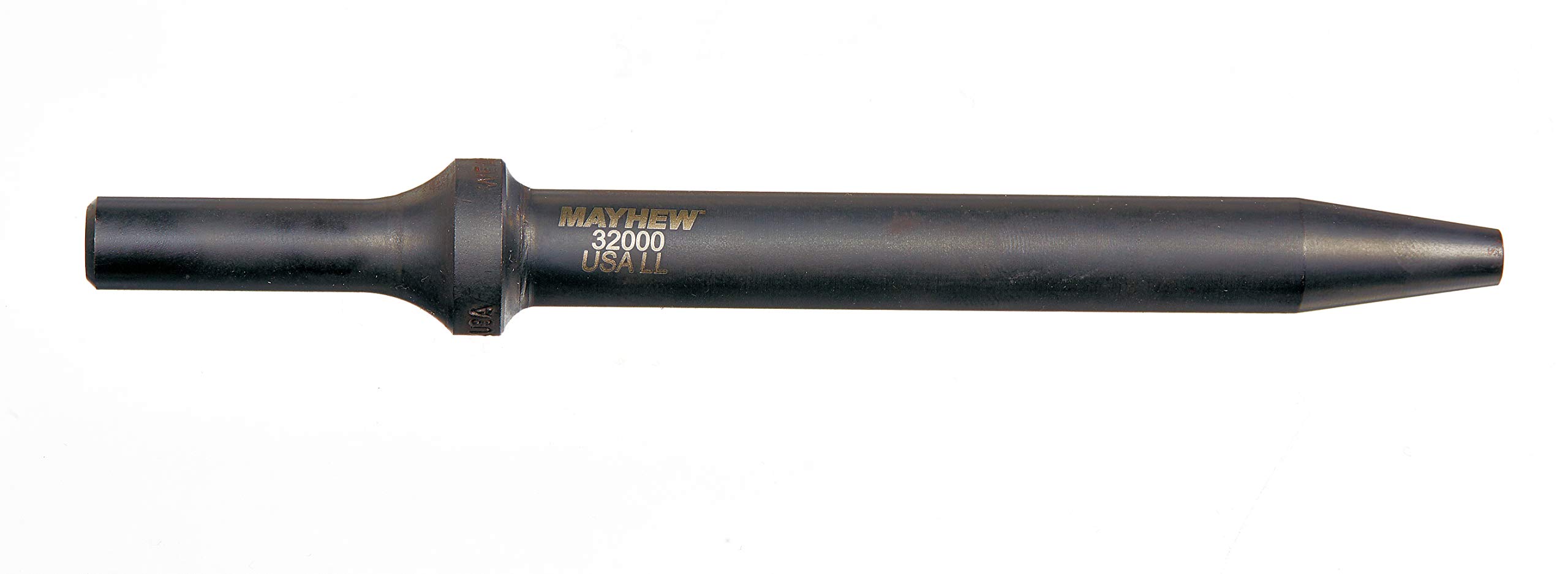 Mayhew Tools 32000 Pneumatic Taper Punch, 1/4" x 6", Black Oxide Finish