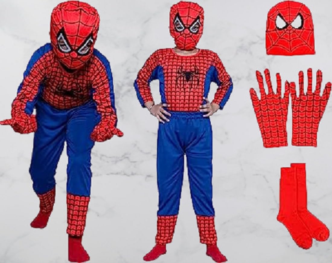 See full amazon price history chart for FIERWARZ Hosiery Fabric Spiderman Avenger Superhero Costume For Kids Halloween Dress Fancydress Birthday Gift | Cosplay Bodysuit For Boys And Girls (6-7 Years), Spider Normal E, Red FIERWARZ Hosiery Fabric Spiderman Avenger Superhero Costume For Kids Halloween Dress Fancydress Birthday Gift | Cosplay Bodysuit For Boys And Girls (6-7 Years), Spider Normal E, Red (B0D1FVC88S) Amazon Price History, Amazon Price Tracker