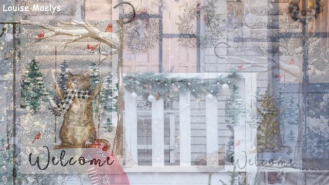 Amazon.com : Louise Maelys Welcome Winter Garden Flag 12x18
