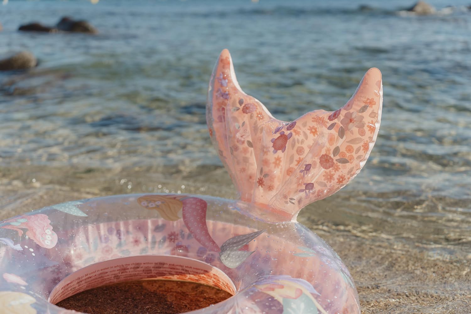 Little Dutch Dreamy Mermaid - Galleggiante gonfiabile per bambine dai 3 anni in su, colore: Rosa
