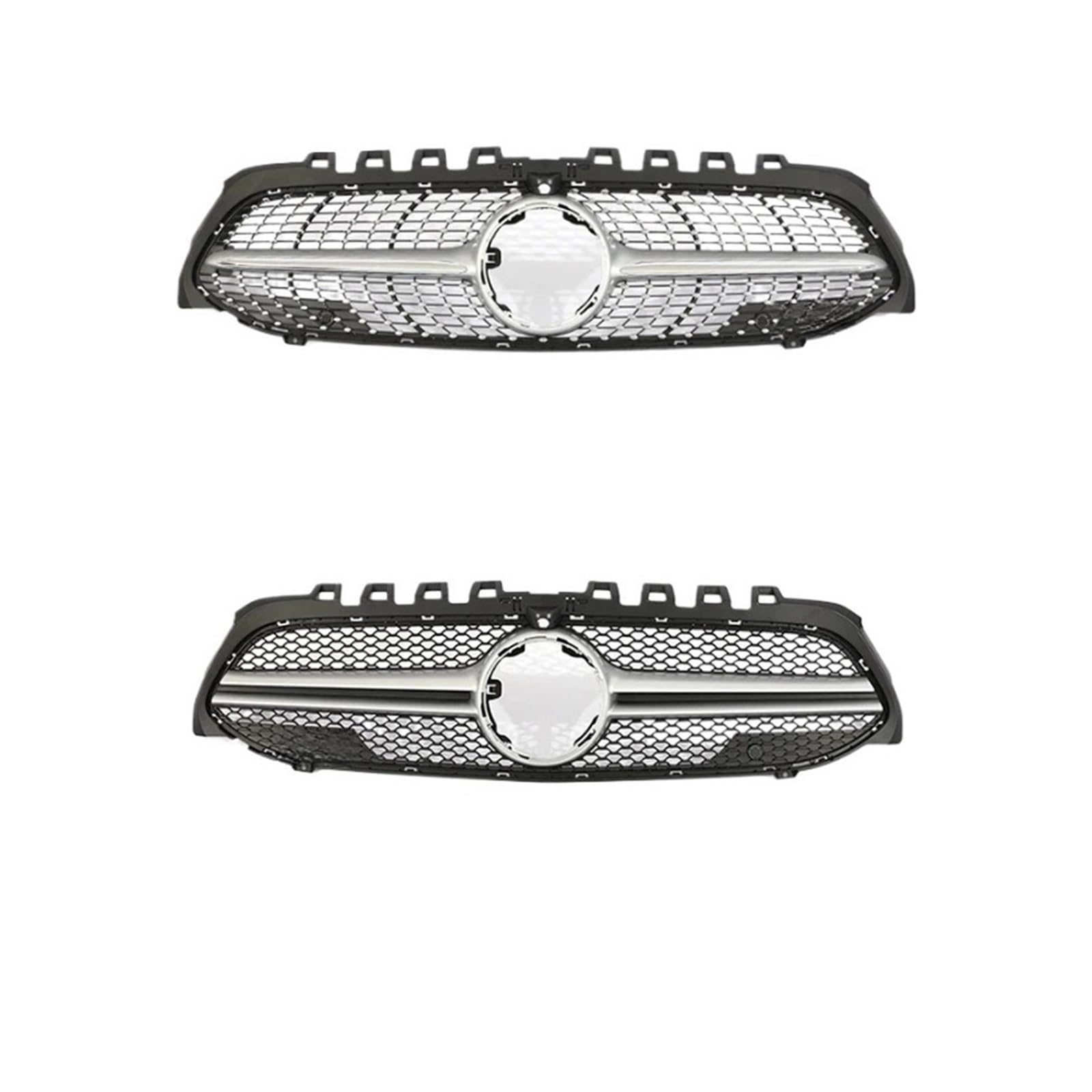 Kratka samochodowa kompatybilna z Mercedes Benz Klasa A W177 W176 A35 A180 200 250 260 2019 2020 2021, czarny przedni zderzak Panamericana GT Grille A45 Style(B GT 16-18)