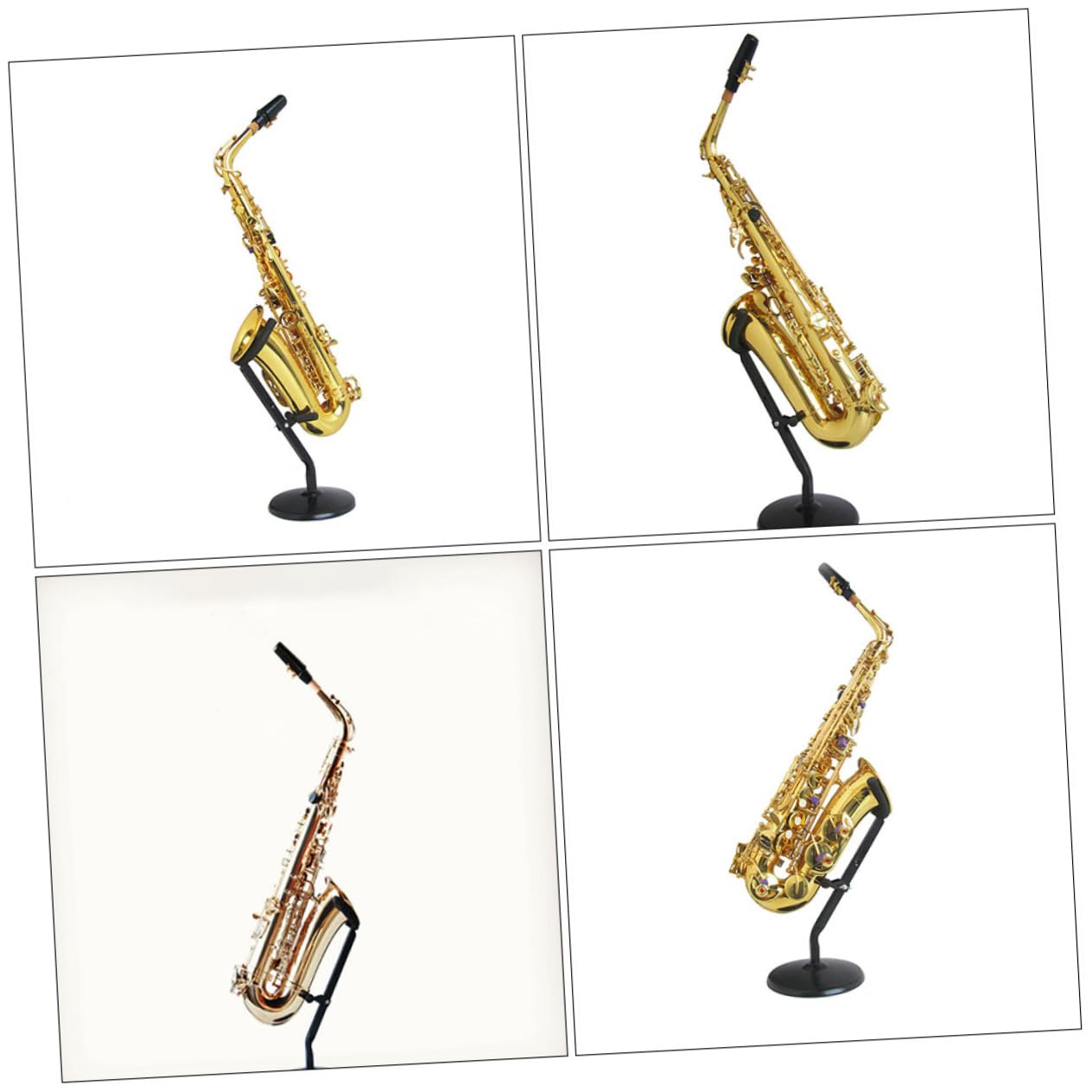 minkissy Saxophonständer aus Rutschfester Aufbewahrungsständer für Altsaxophon mit Weichem Schwamm für Zuhause Geschäft und Langlebiges Design für Vielseitige Nutzung