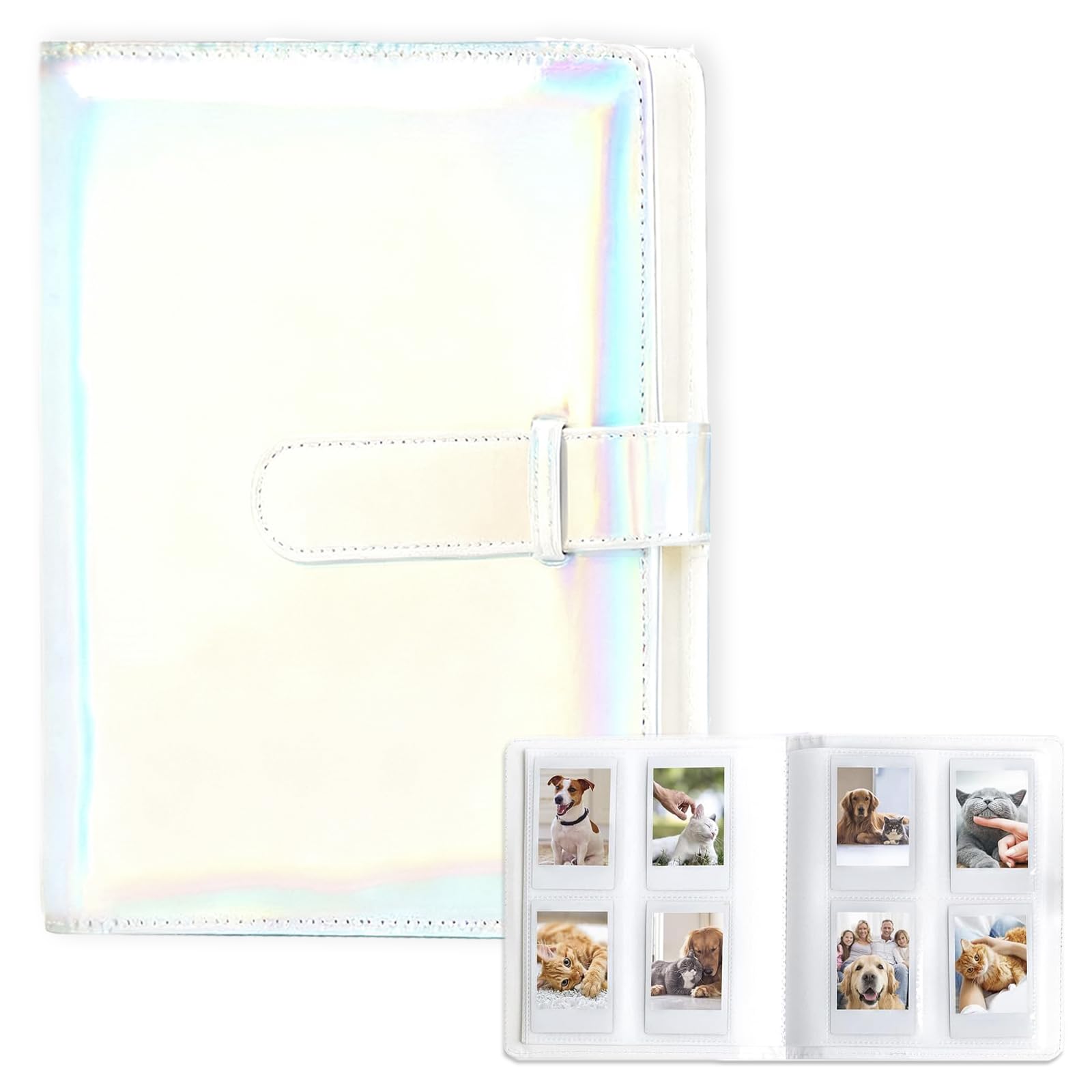 256 Pockets Photo Album, Picture Case Storage Collection Book for Photos Movie Tickets, Bank Cards, Business Cards