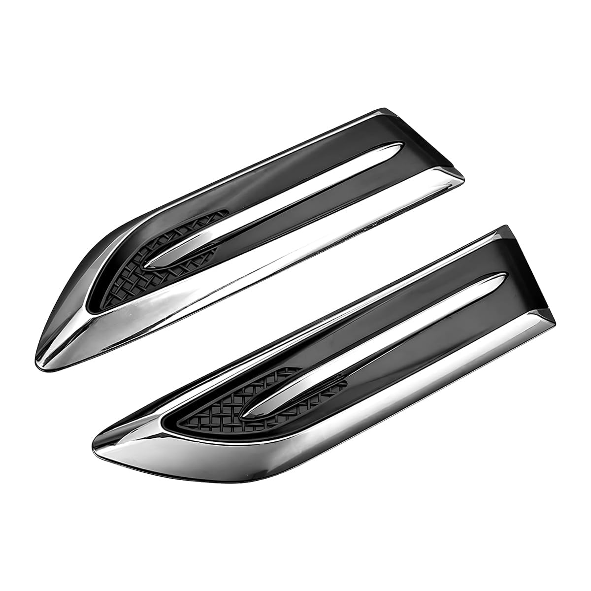 YDSTNiu 2 PCS car shark gill simulation air vent hood decorative stickers for Honda City VII/7 | ab Bj.2019, fake fender side air intake duct scratch cover trim