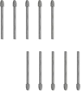 HUION 10 Pack Uppgraded Replacement Pen nibs PN05F, Black, Compatible with HUION Pen Stylus PW517 Suitable for Graphics Drawing Tablet KD200, Kamvas 13, Kamvas 22, Kamvas Pro 13(2.5K), Pro 24(4K)