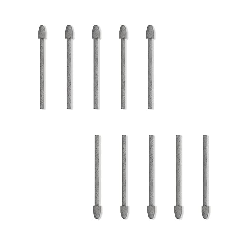 HUION 10 Pack Uppgraded Replacement Pen nibs PN05F, Black, Compatible with HUION Pen Stylus PW517 Suitable for Graphics Drawing Tablet KD200, Kamvas 13, Kamvas 22, Kamvas Pro 13(2.5K), Pro 24(4K)