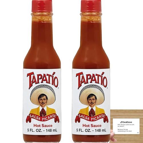 TAPATIO - Salsa picante, 5 onzas (paquete de 2), sin gluten, vegana