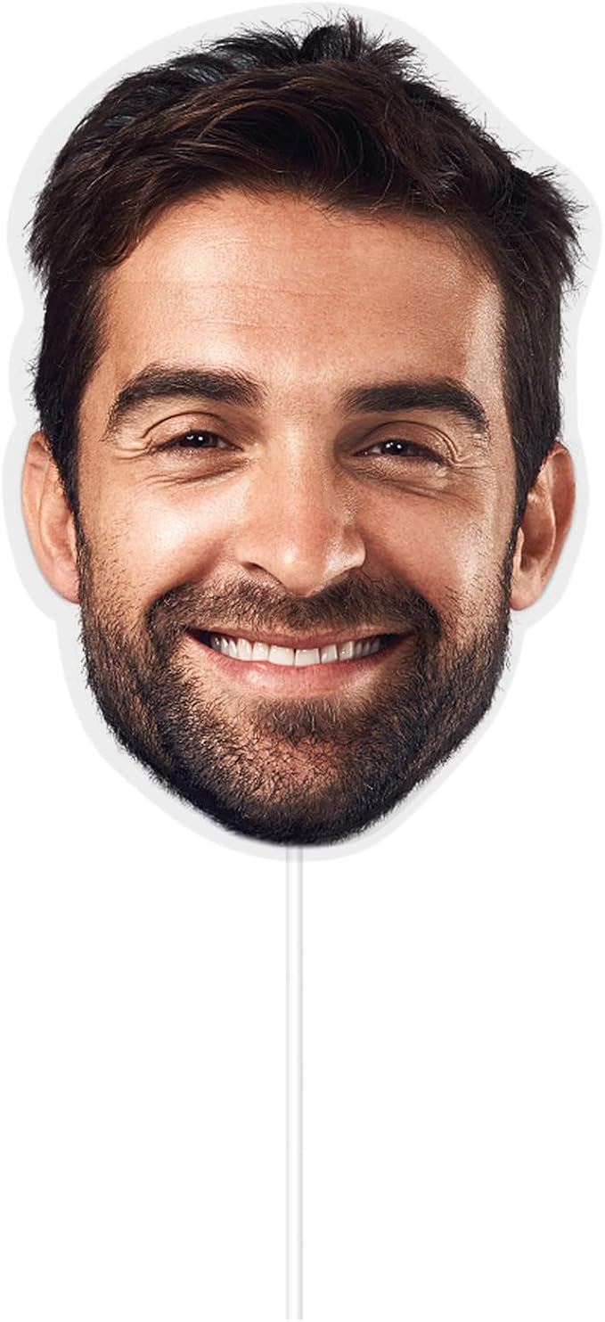 Head Cutouts on a Stick, Custom Fat Heads with Face Photo