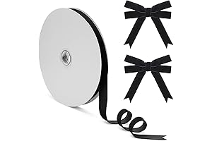 Vintage Black Velvet Christmas Bows