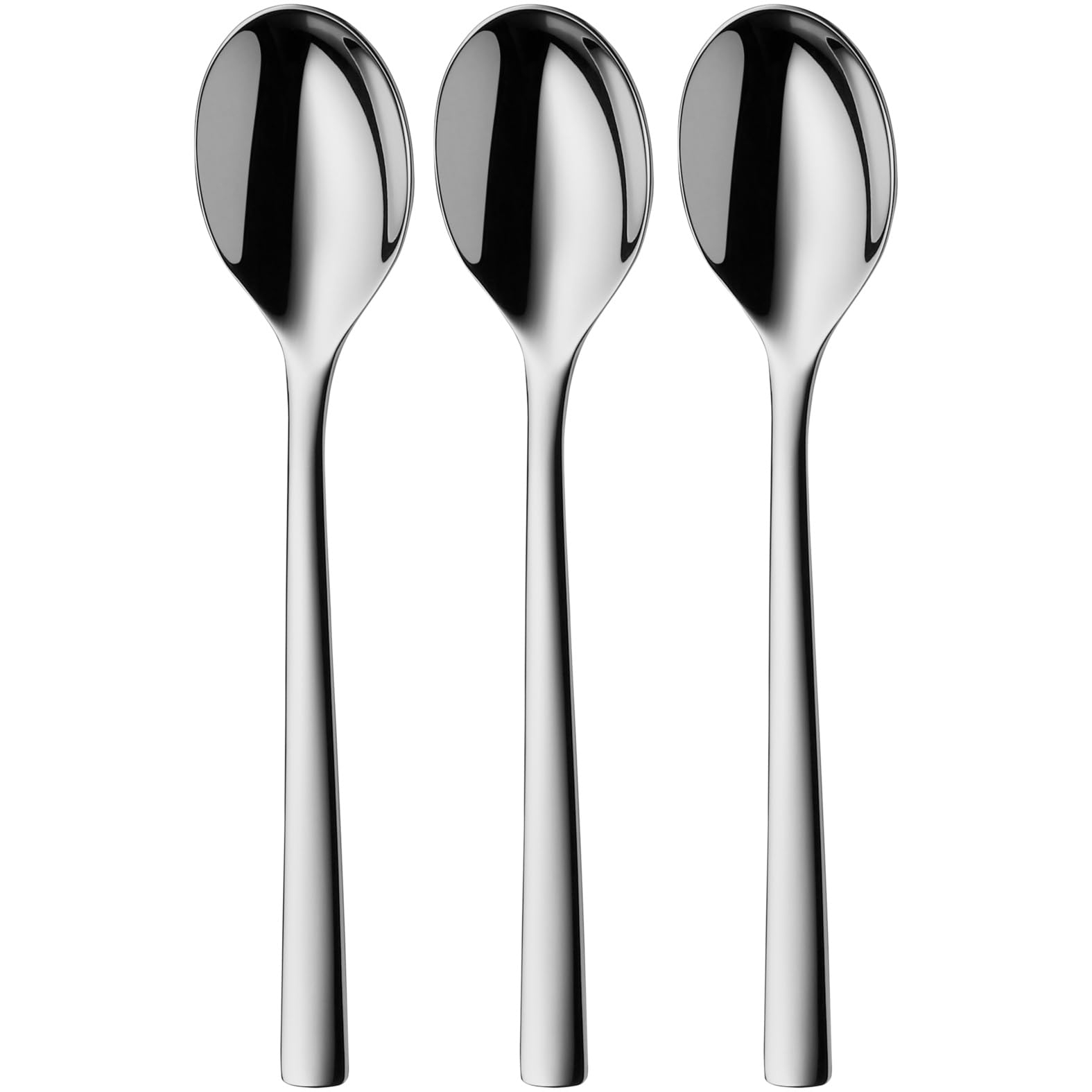 Silit Trend 8.3 Inch Dinner Spoons Set, 3 Pieces, Polished Stainless Steel, Rustproof, Tablespoon, Soup Spoon, Scratch Resistant, Dishwasher Safe, Durable