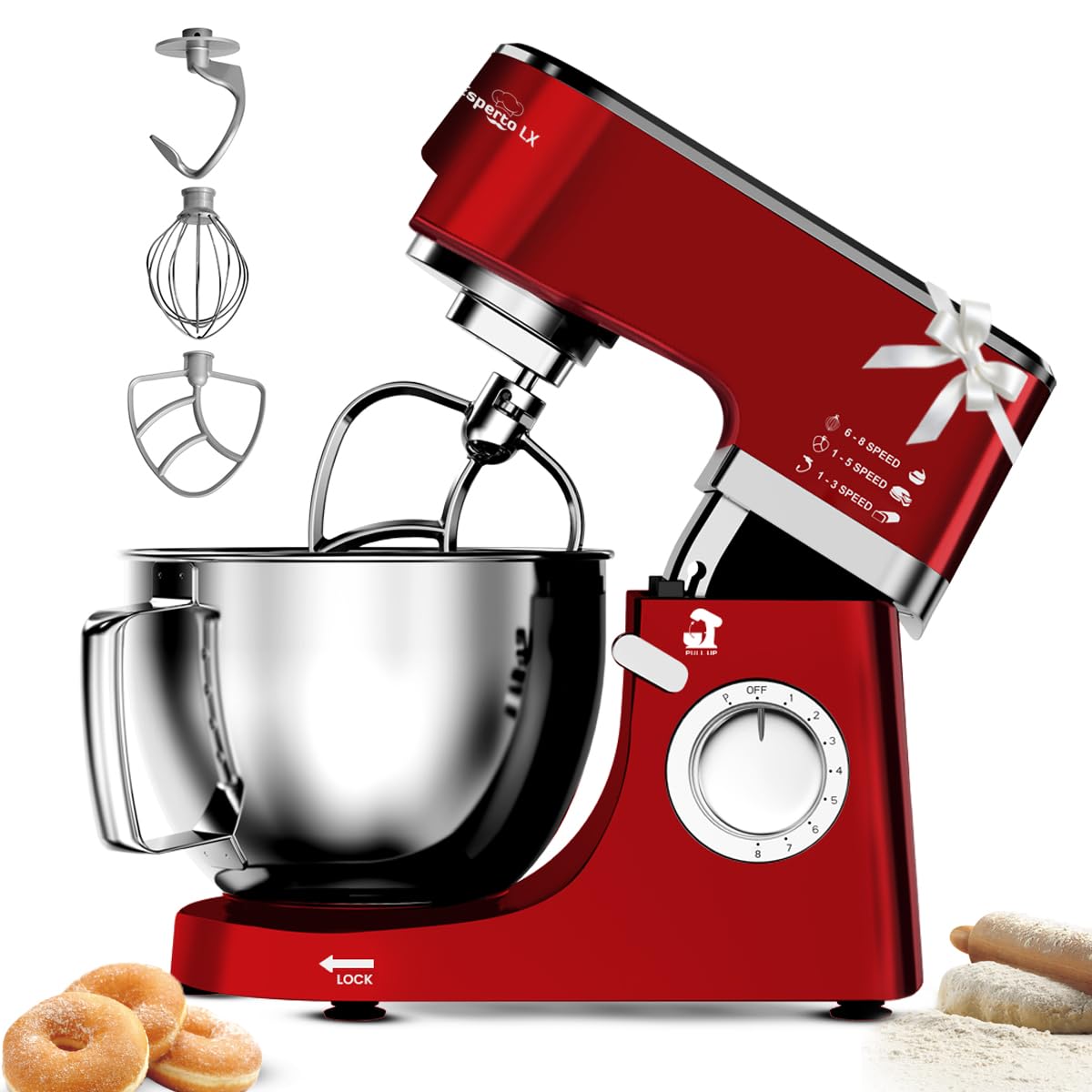 INALSA Stand Mixer 1300W With Digital Preset