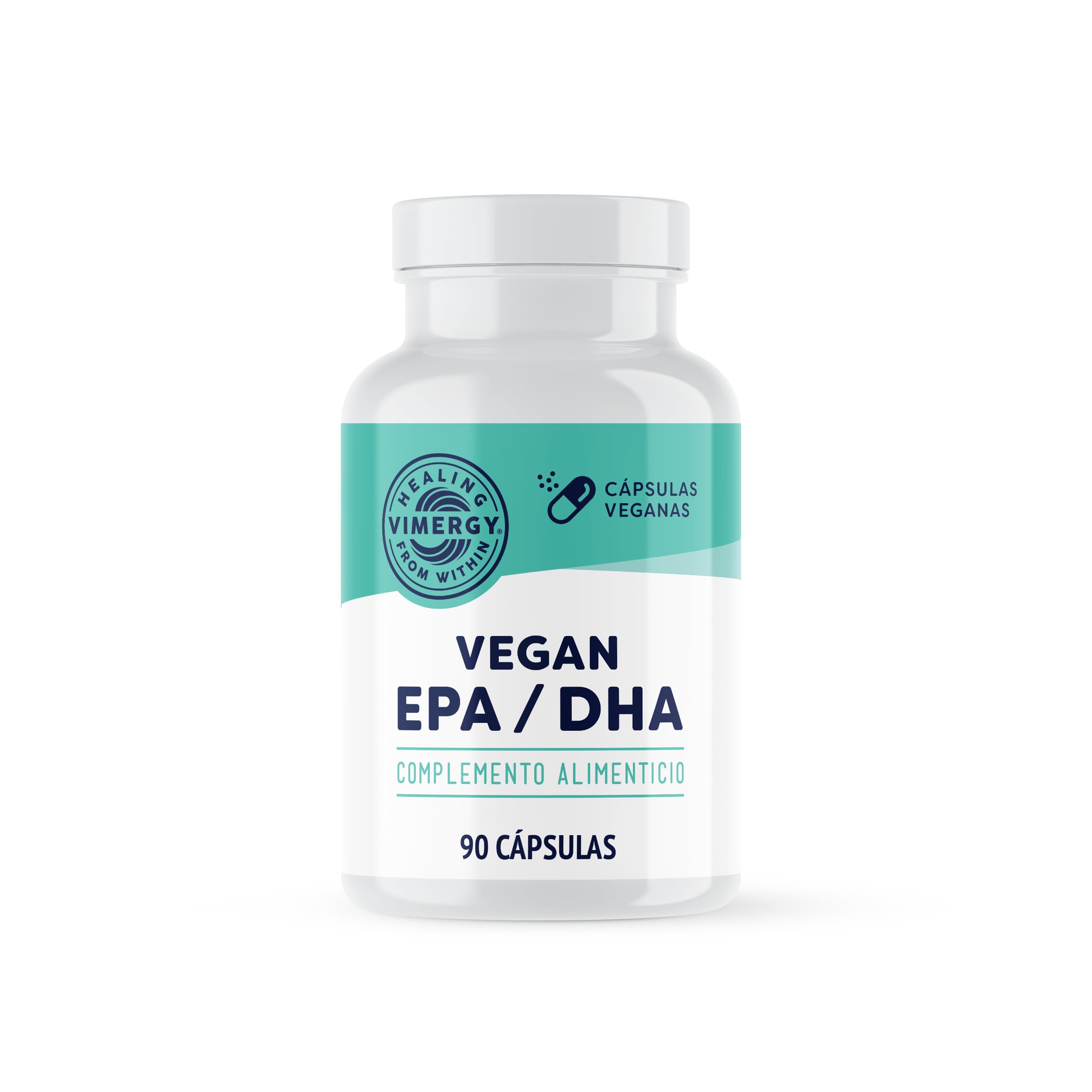 Vimergy Vegan EPA DHA (30 Dosis) – 270 Cápsulas – Omega 3 de Algas Marinas – Omega 3 EPA y DHA – Omega 3 Vegano en Cápsulas Blandas sin Gelatina – No GMO, sin Gluten - Kosher