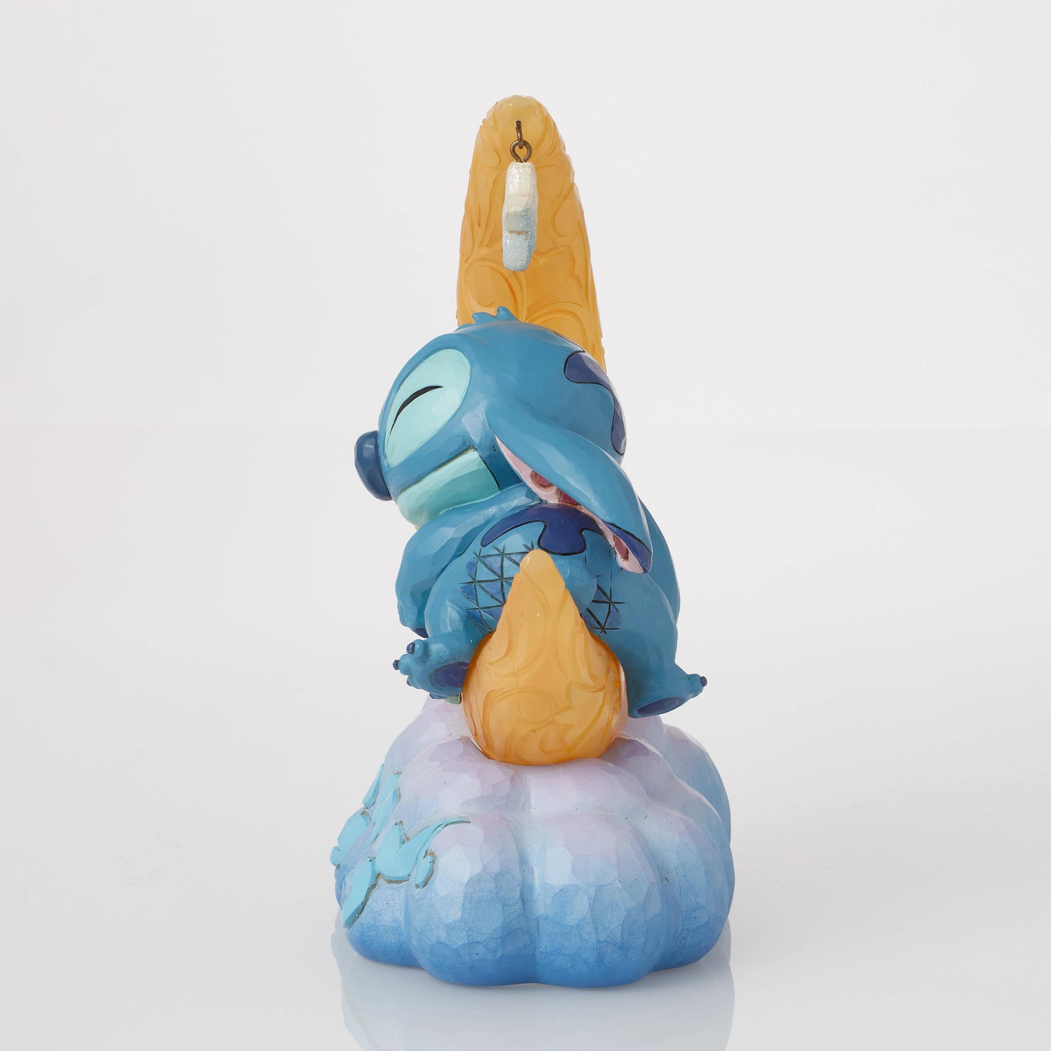 Disney Traditions Figurine de Lune Lumineuse Stitch and Scrump on