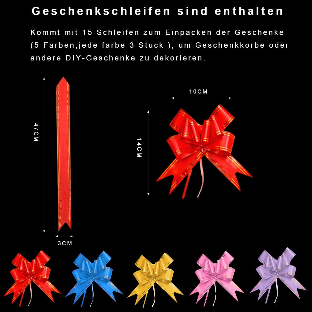 Pochette Cadeau Transparente LALAGO Sacs Cadeaux Transparents Avec Poignées, 25 Pièces Sacs Fourre Sac Plastique Transparent