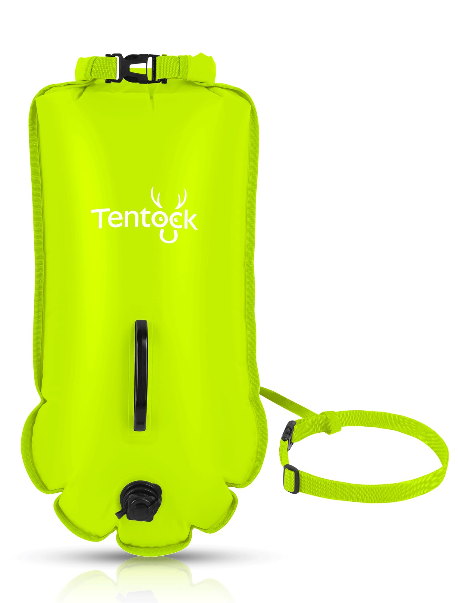 Tentock Boya de Natación Flotador Natación Aire Libre Boya Inflable Bolsa Seca Swim Buoy La boya para Nadadores y triatletas de Aguas Abiertas