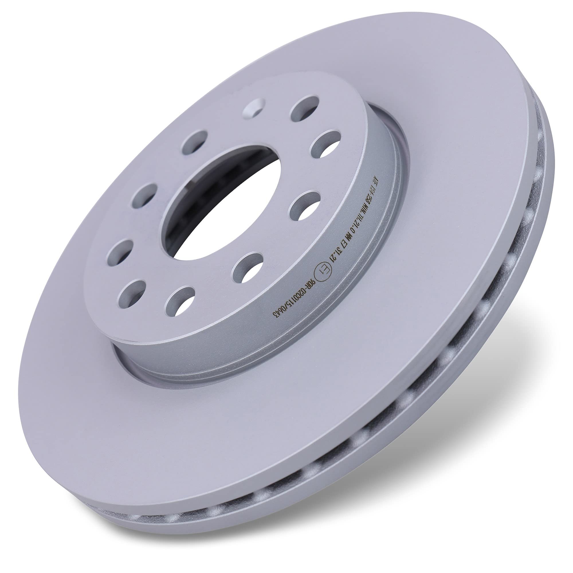 ATE Set di freni + dischi freno anteriori ¯ 276 mm ventilati + posteriori pieni e pastiglie freno anteriori + posteriori e contatto di segnalazione Compatibile con AUDI A3, SEAT LEON, VW GOLF 7