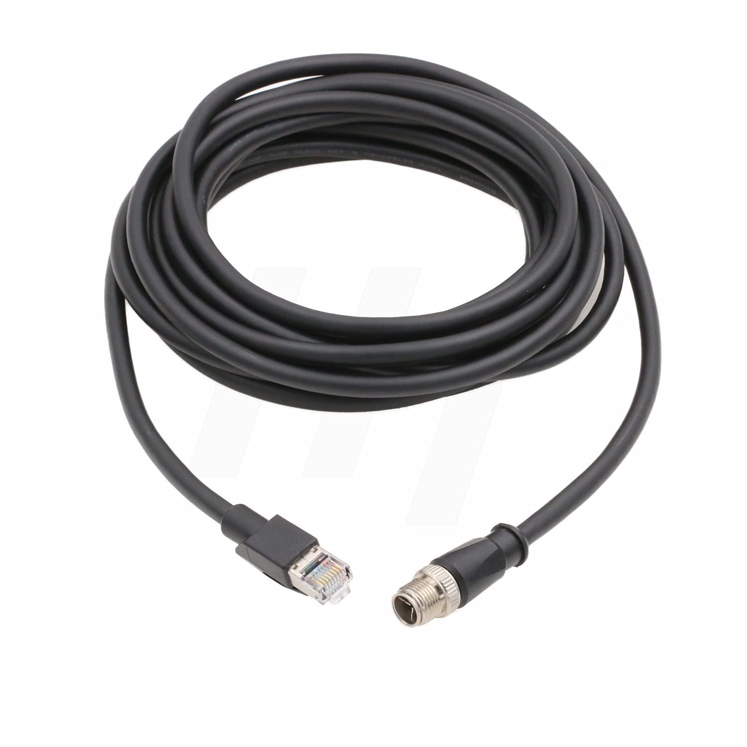 HangTon M12 8 poli X-Coded maschio a RJ45 Cat5e Schermato Ethernet Cavo dati per fotocamera Basler Blaze e Cognex IS2000 IS7000 IS8000 10 m (10.00)