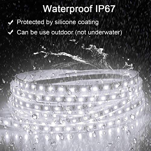 Tira de LED ALITOVE 10m 6000K IP67 Blanca miniatura 5