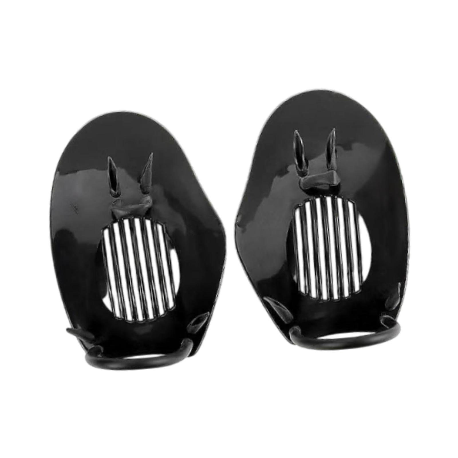 rockible Swimming Hand Paddles Hand Fins Pool Exercise Equipment Beginner Water Sports Outdoor Professional Child Adults Swim Paddles , Black