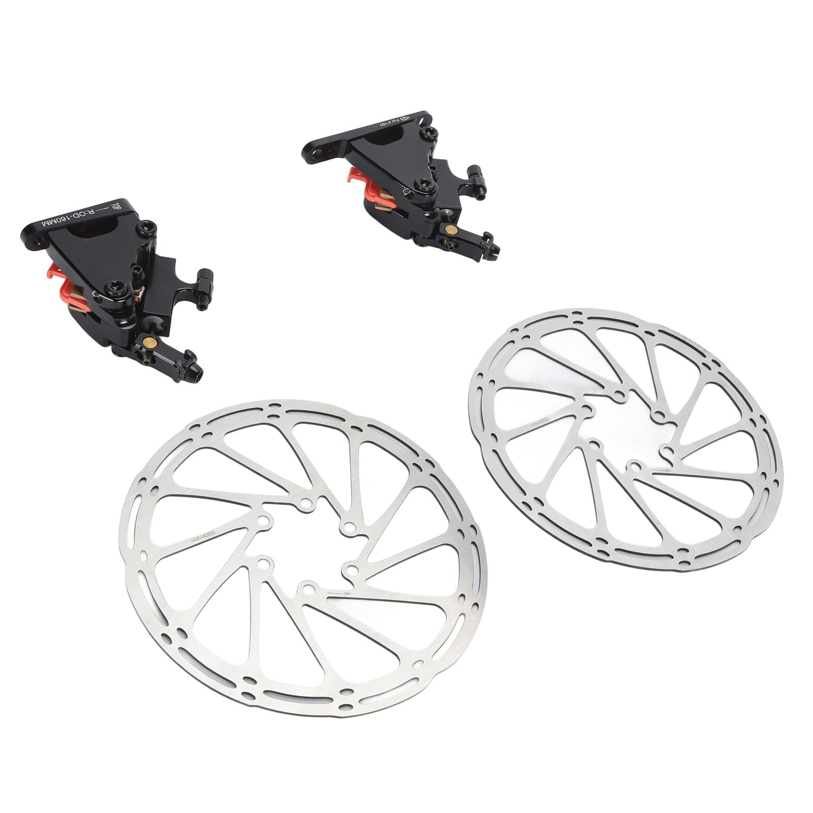 Zestaw hamulca tarczowego roweru aluminium aluminiowe zaciskanie ze stopu Aluminiowe lekki cichy przedni tylny hydrauliczny hamulca tarczowy na rower górski