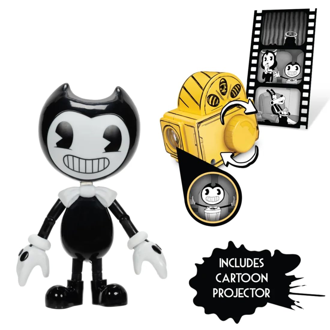 Bendy and the Ink Machine Bendy 5 in / 12.7cm Action Figure with Accessories, Officially Licensed by Jakks Pacific - Image 3