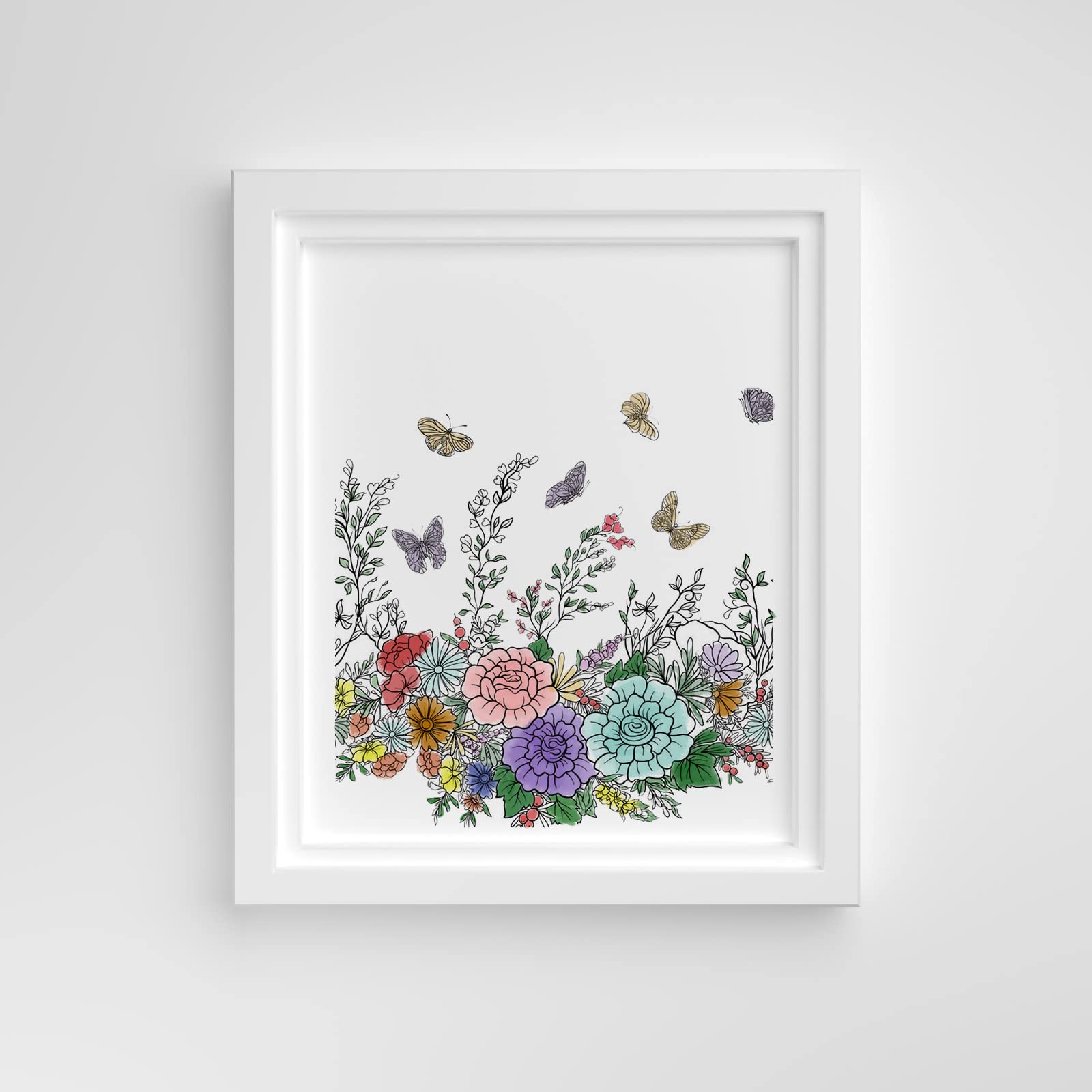 Sellos transparentes de fondo de flores de mariposa para hacer tarjetas y decorar álbumes de fotos, hermosos paisajes, sellos de goma transparente para hacer álbumes de recortes