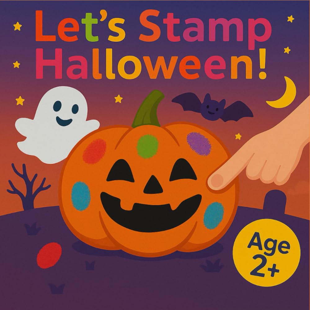 Let´s Stamp Halloween!: A Halloween Fingerprint Adventure for Little Ones (Age 2+) (Fingerprints for little ones)
