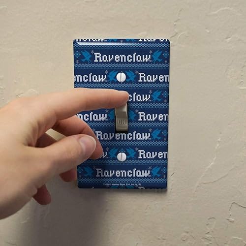 Miniatura 3 de Harry Potter Ravenclaw - Suéter con diseño de palabras, decoración de pared de plástico, cubierta de placa para interruptor de luz