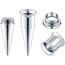Stainless Steel Ear Taper Kit Piercing Tunnels Expander Stretcher Stretching Body Piercing Jewelry Set 8G-13/16