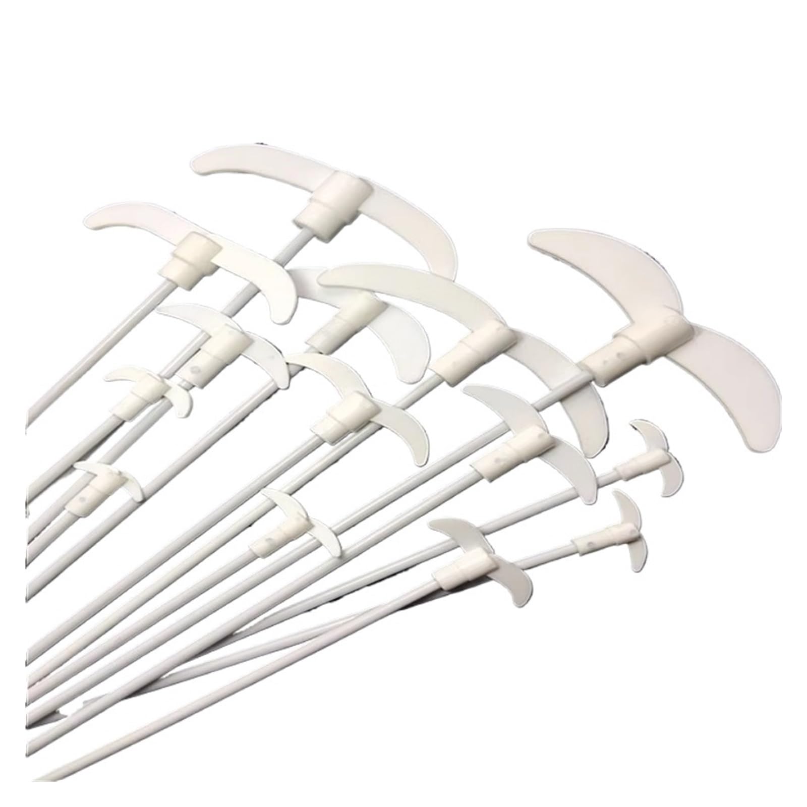PTFE mieszadło wału mieszadłowego długość: 250 mm, 300, 400, 500, łopatka do mieszania PTFE, średnica wiosła: 40, 55, 65, 85, 100, 118, mieszadło, ostrze mieszadło, średnica pręta: 7, 1 sztuka (50 mm
