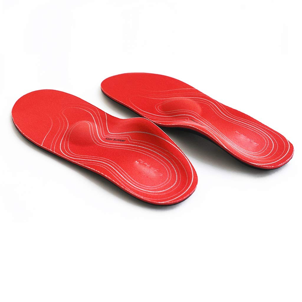 Flat Feet Insoles Orthotic Arch Support Inserts Orthopedic Shoes Soles Heel Plantar Fasciitis Men Woman Size US-8-270mm US