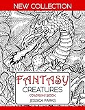 fantasy creatures in clay  Fantasy Creatures Coloring Book: A Magnificent Collection Of Extraordinary Mythical Legendary Fantasy Creatures For Adult Inspiration And Relaxation: 32 (Adult Coloring Books by BRH OU)