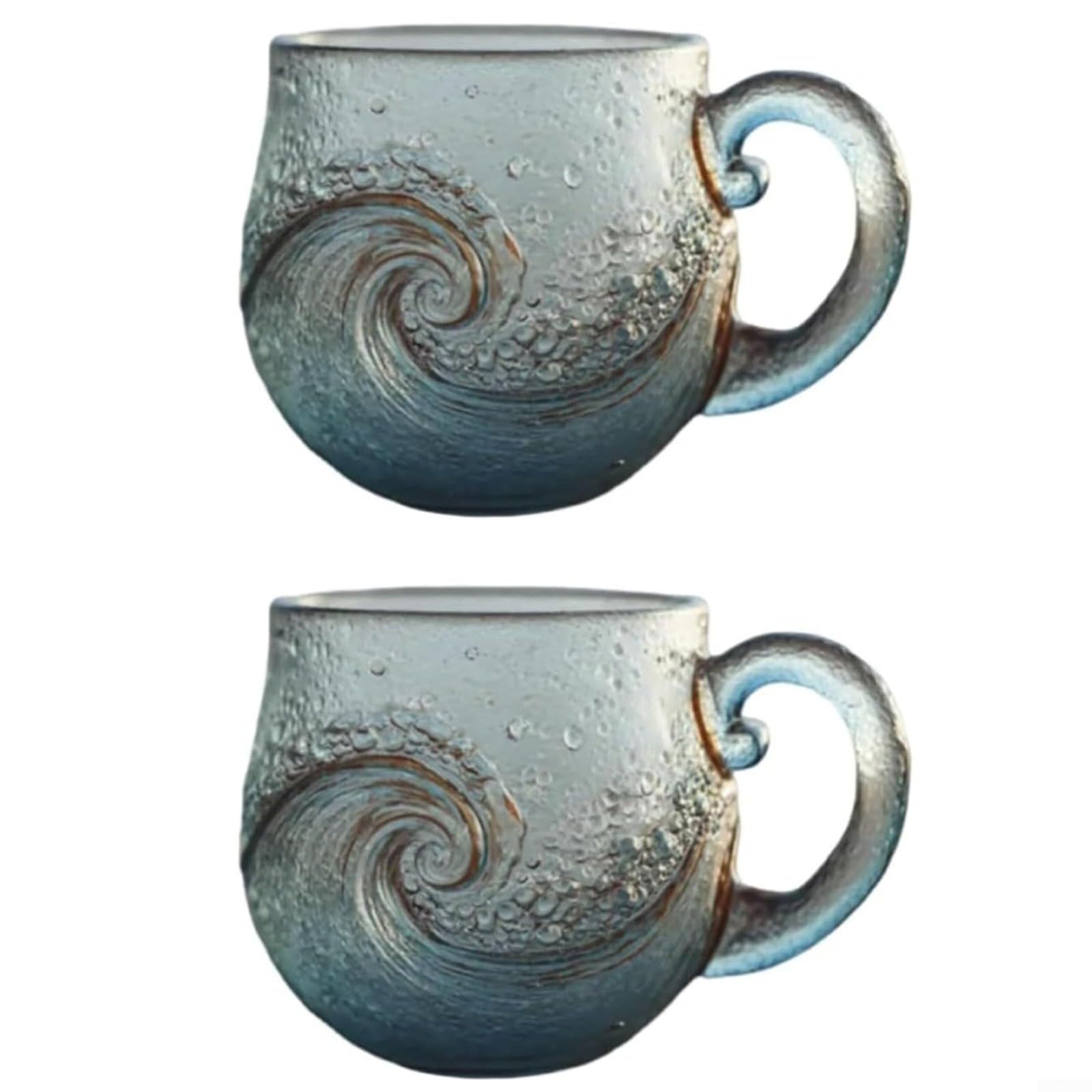 Tasses en verre de mer : le cadeau artisanal idéal pour amoureux de café