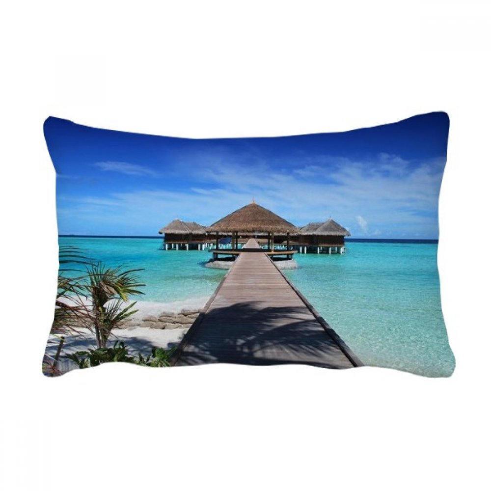 Oreiller lombaire Ocean House coussin décoratif nature science multicolore