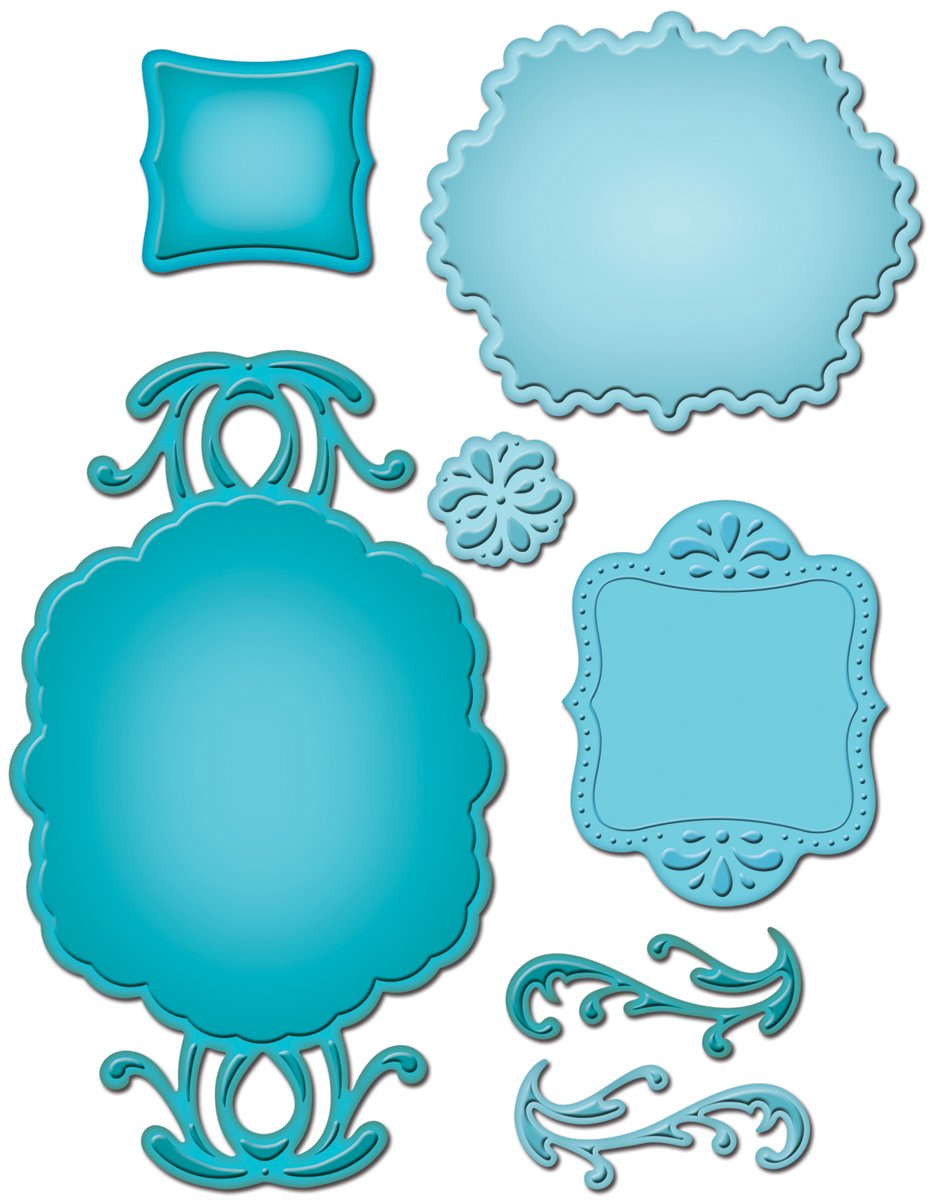 Spellbinders Shapeabilities Dies-Ornate Artisan Tags & Accents